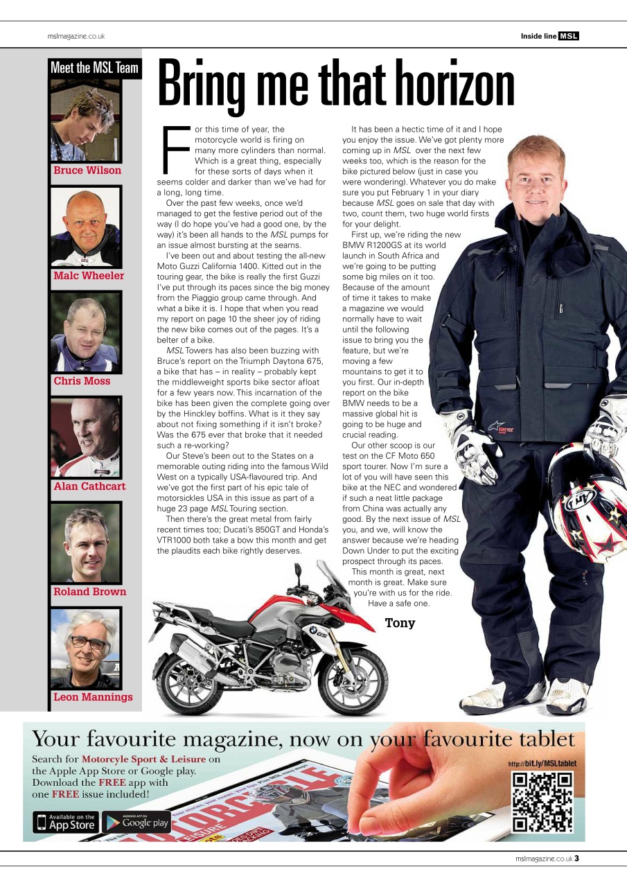 Motorcycle Sport & Leisure Preview Pages