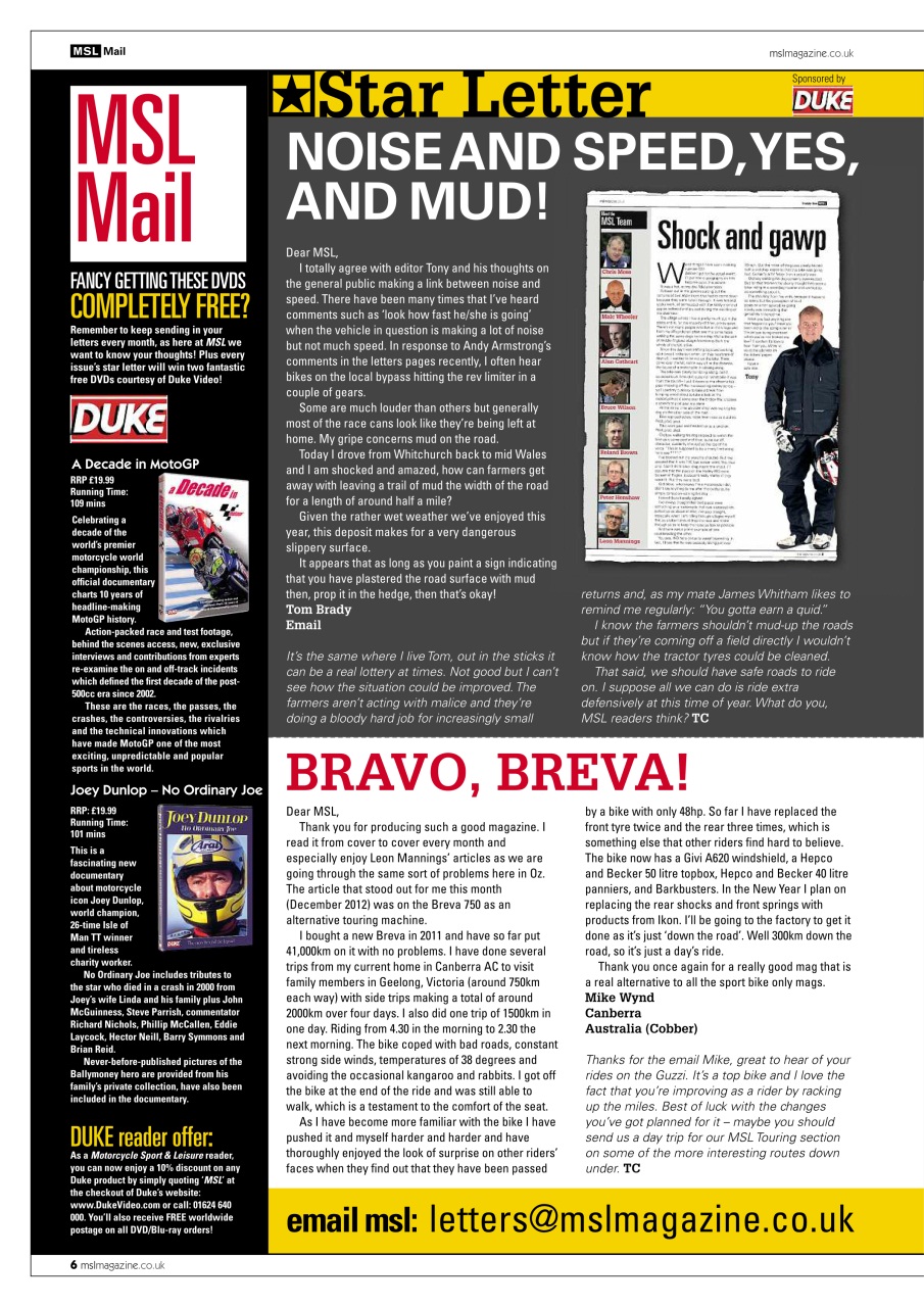 Motorcycle Sport & Leisure Preview Pages