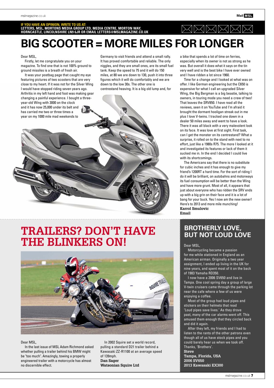 Motorcycle Sport & Leisure Preview Pages