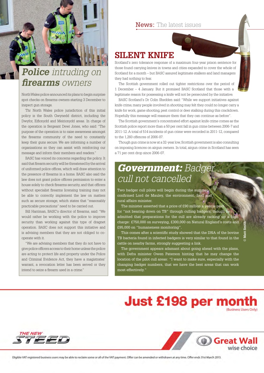 Sporting Rifle Preview Pages