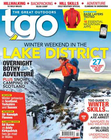 TGO - The Great Outdoors Magazine issue February - Winter Lake District