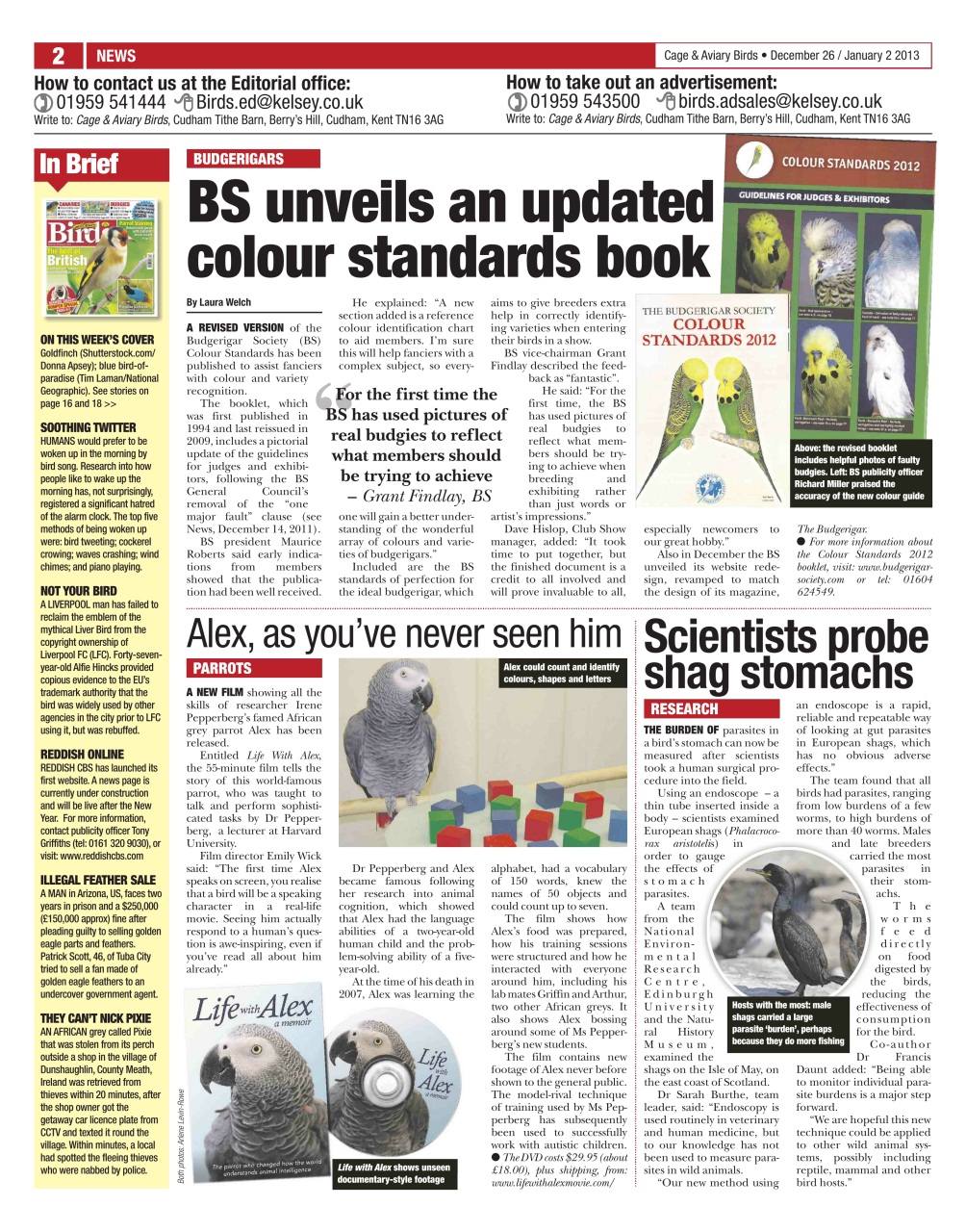 Cage & Aviary Birds Preview Pages