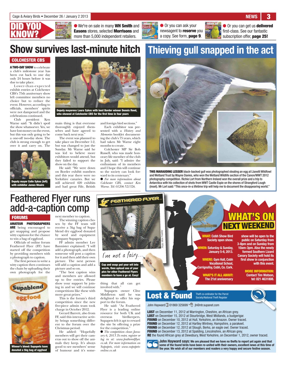 Cage & Aviary Birds Preview Pages