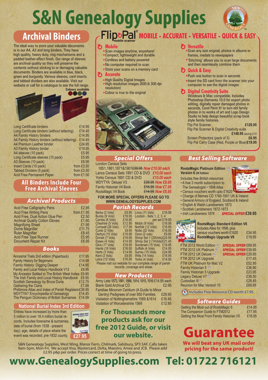 Family Tree Preview Pages