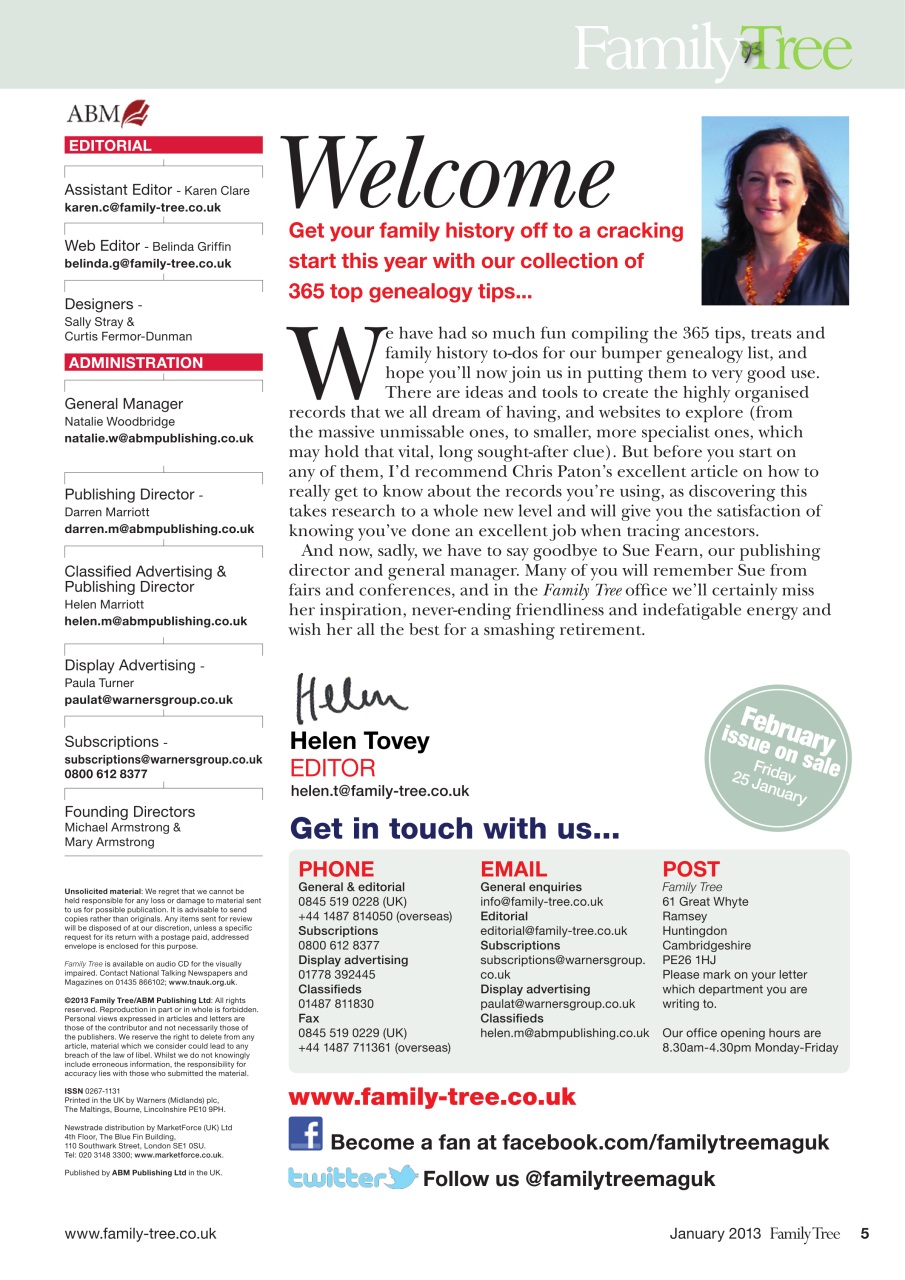 Family Tree Preview Pages