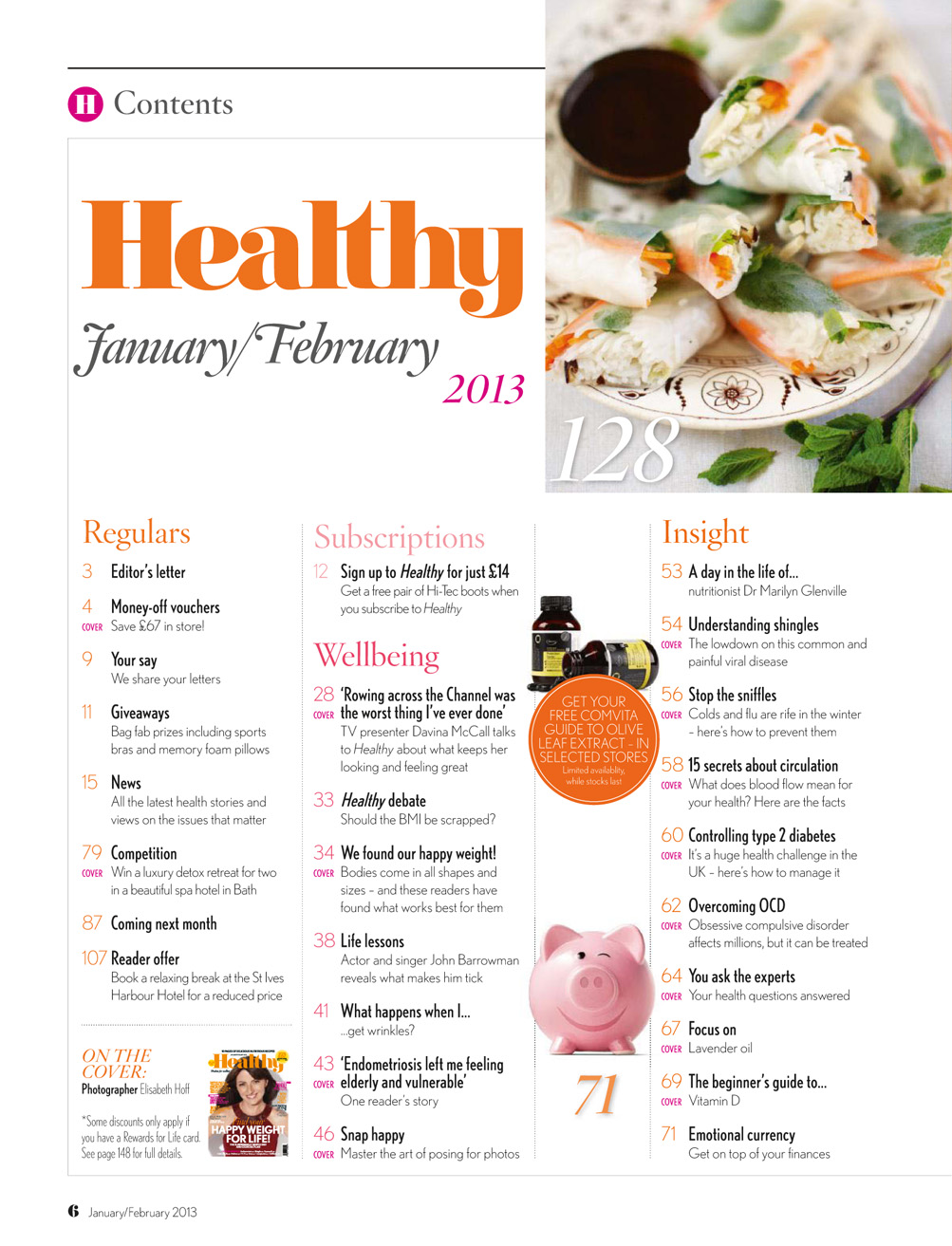 Healthy Magazine Preview Pages