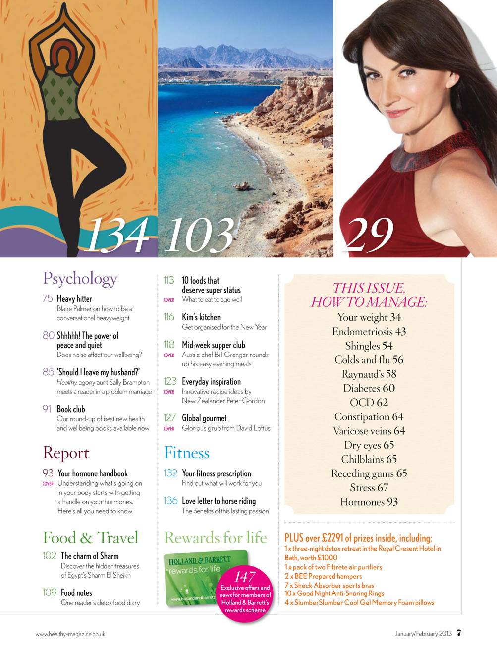 Healthy Magazine Preview Pages