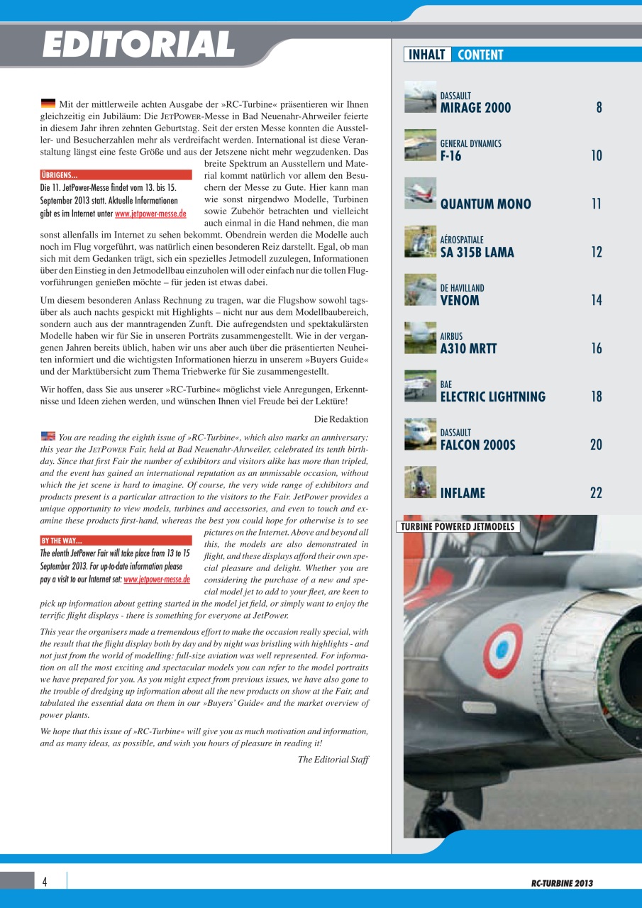 RC Turbine - Jets & Helicopter Preview Pages