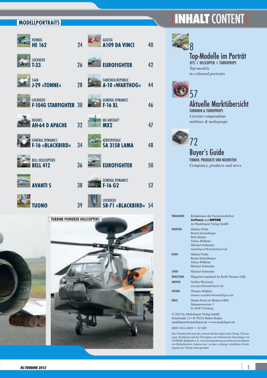 RC Turbine - Jets & Helicopter Preview Pages