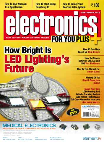 Electronics For You issue September 2012