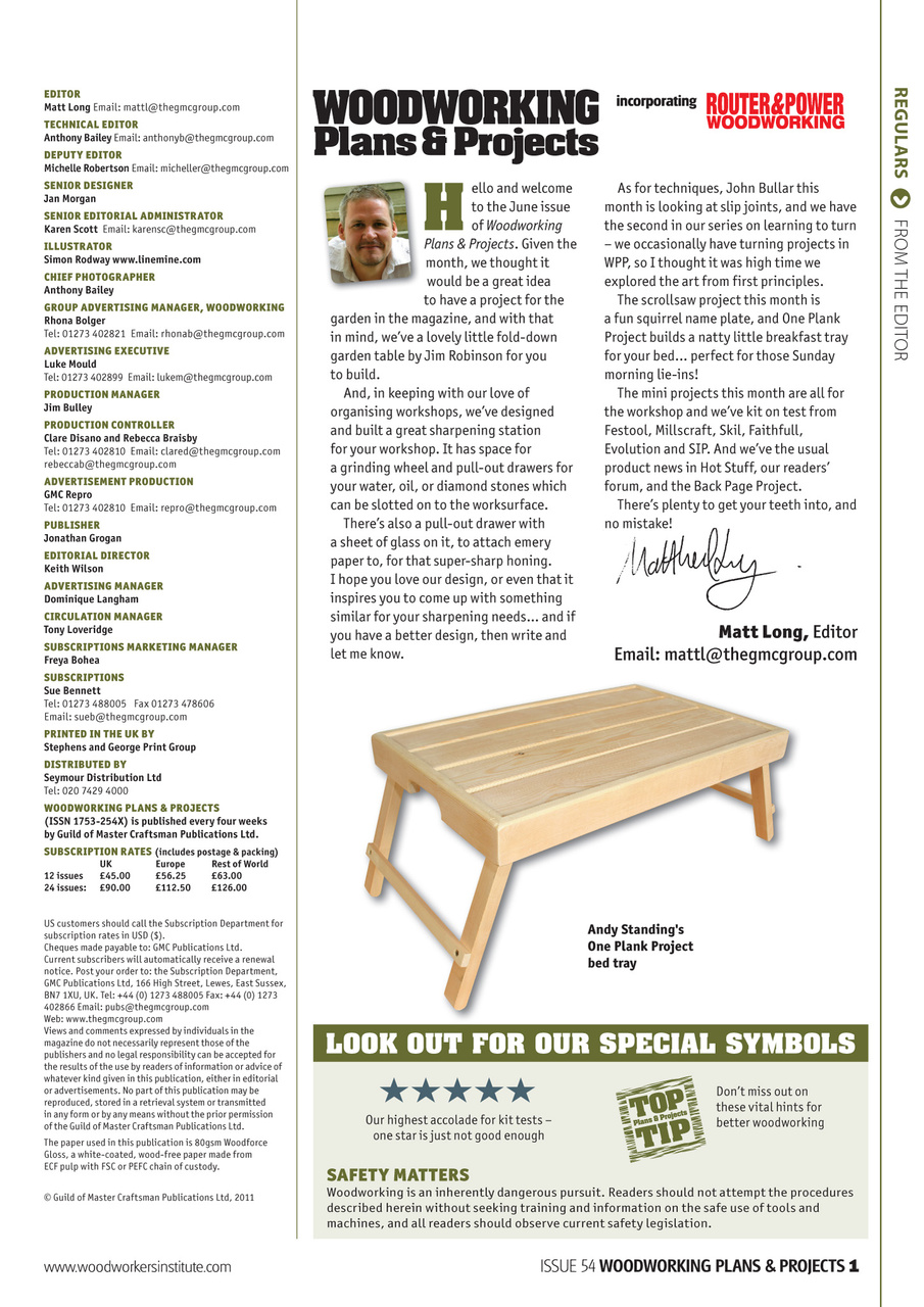 Woodworking Crafts Magazine Preview Pages