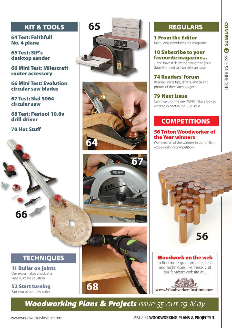 Woodworking Crafts Magazine Preview Pages