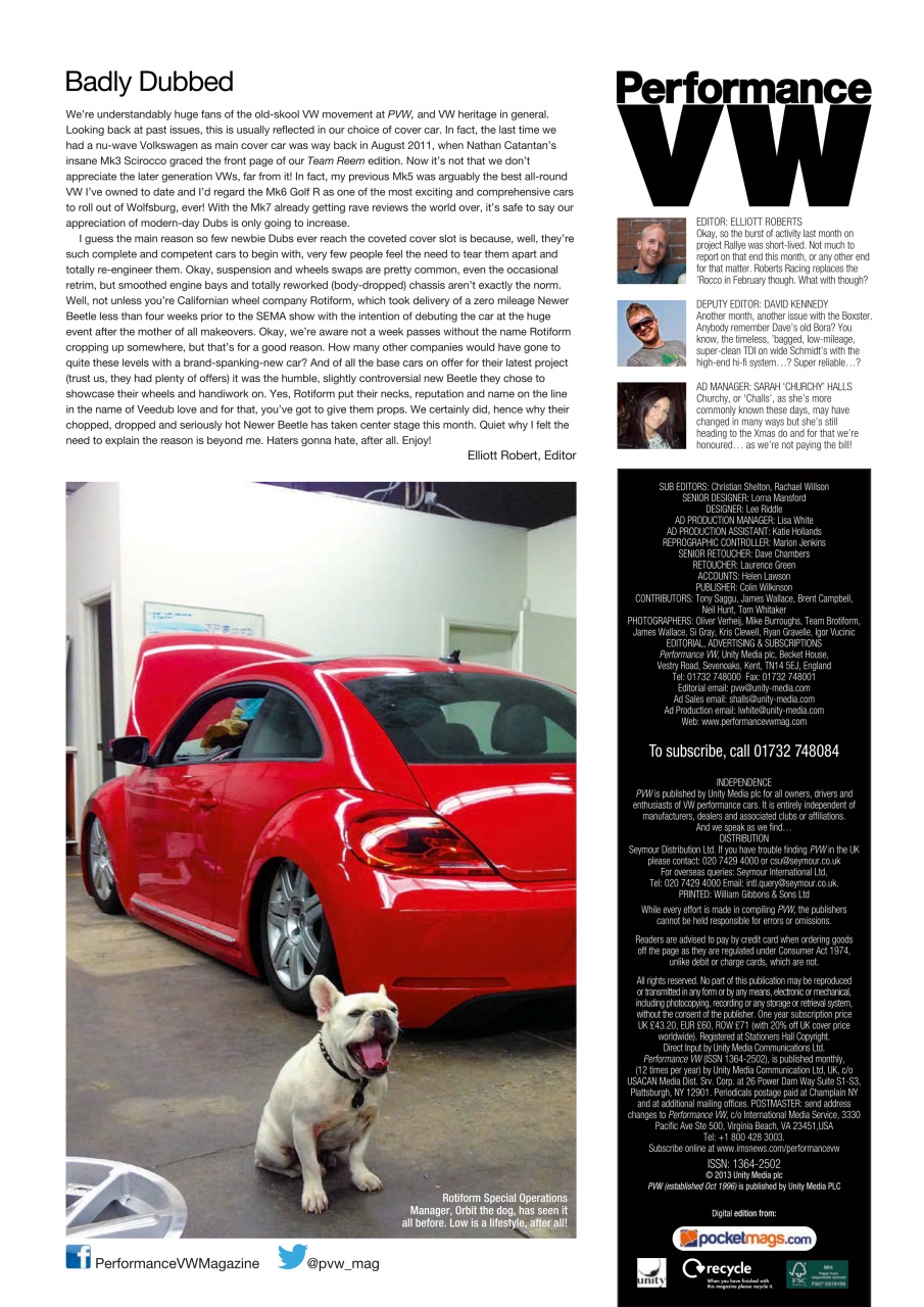 Performance VW Preview Pages