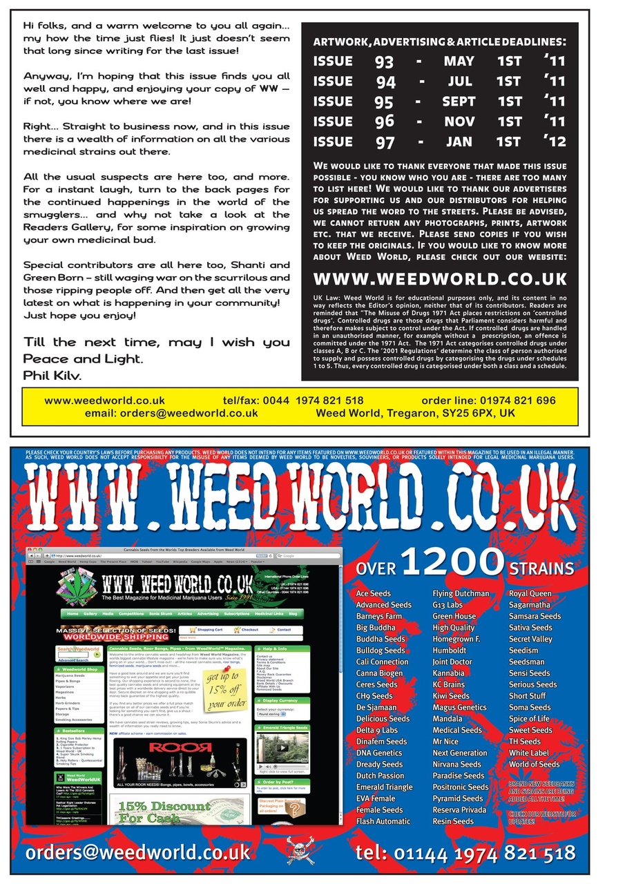Weed World Preview Pages