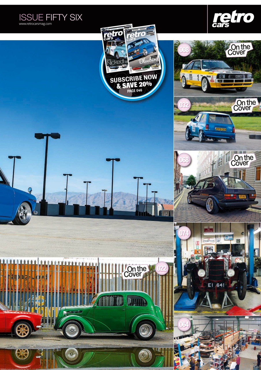 Retro Cars Preview Pages