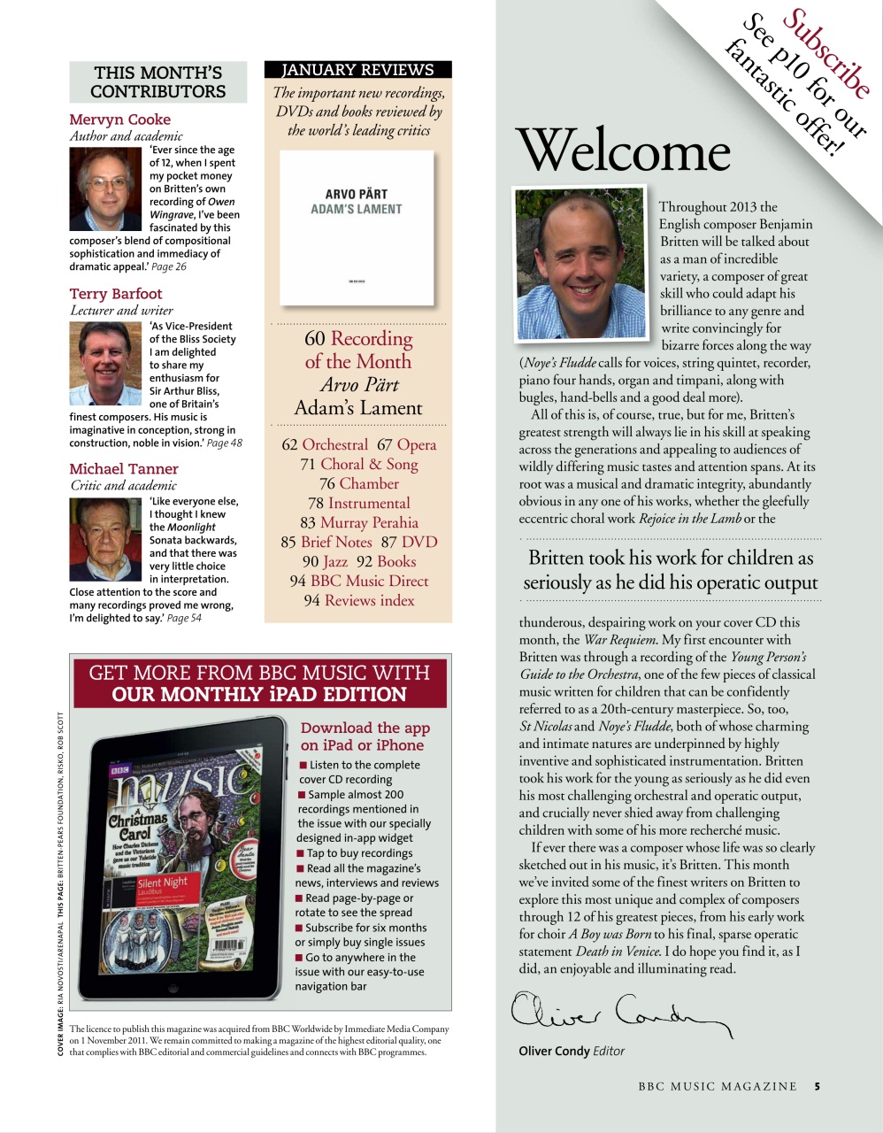 BBC Music Magazine Preview Pages