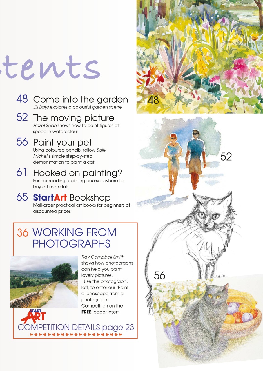 Start Art Preview Pages