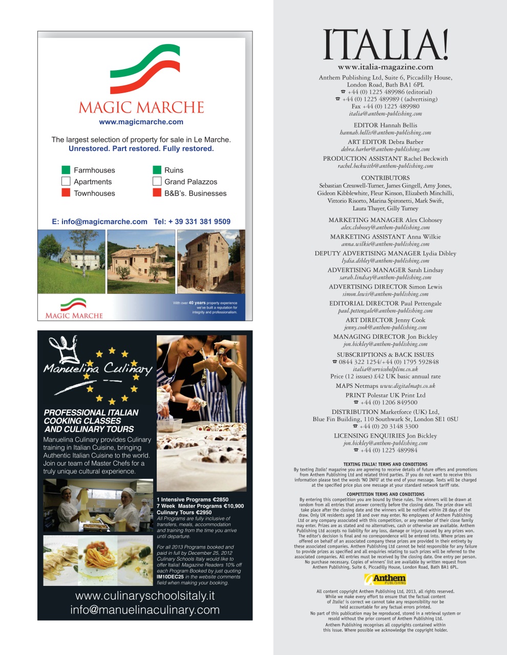 Italia! Preview Pages