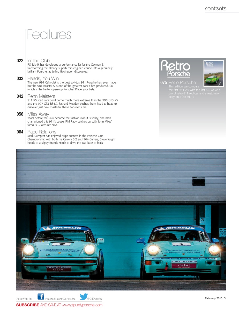 GT Porsche Preview Pages