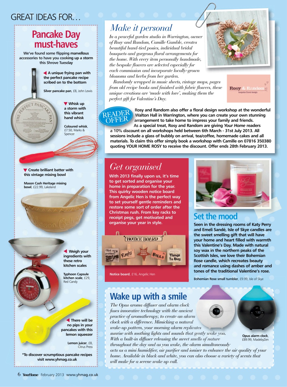 Your Home Magazine Preview Pages