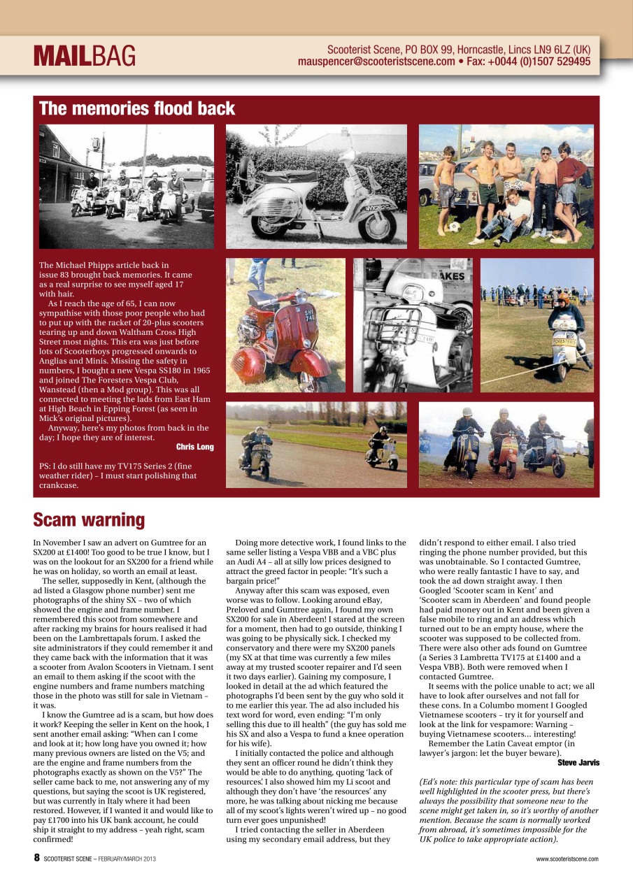 Classic Scooterist Preview Pages