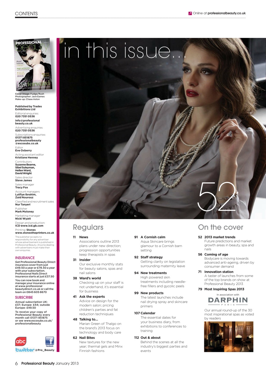 Professional Beauty Preview Pages