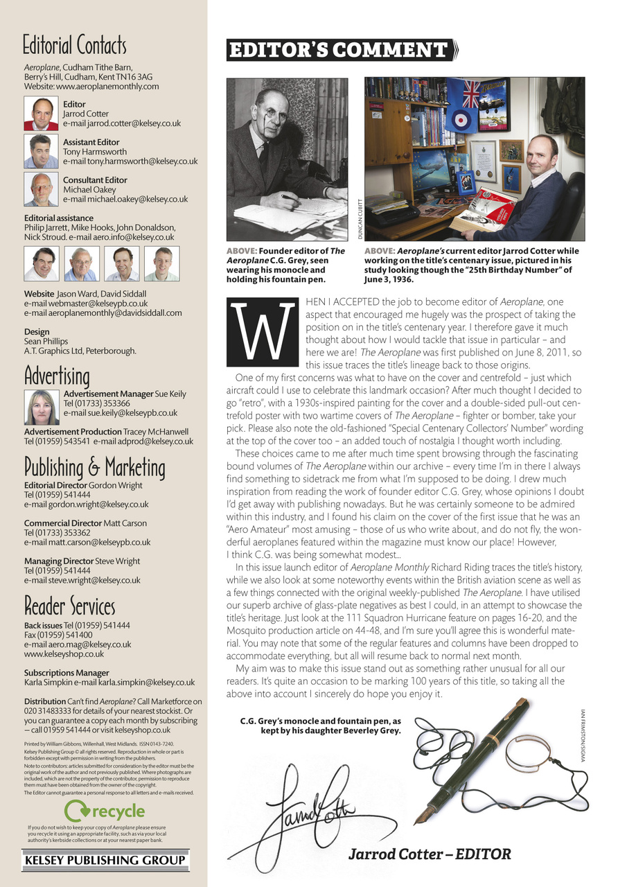 Aeroplane Preview Pages