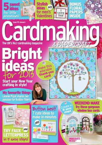 Cardmaking & Papercraft issue January 2013