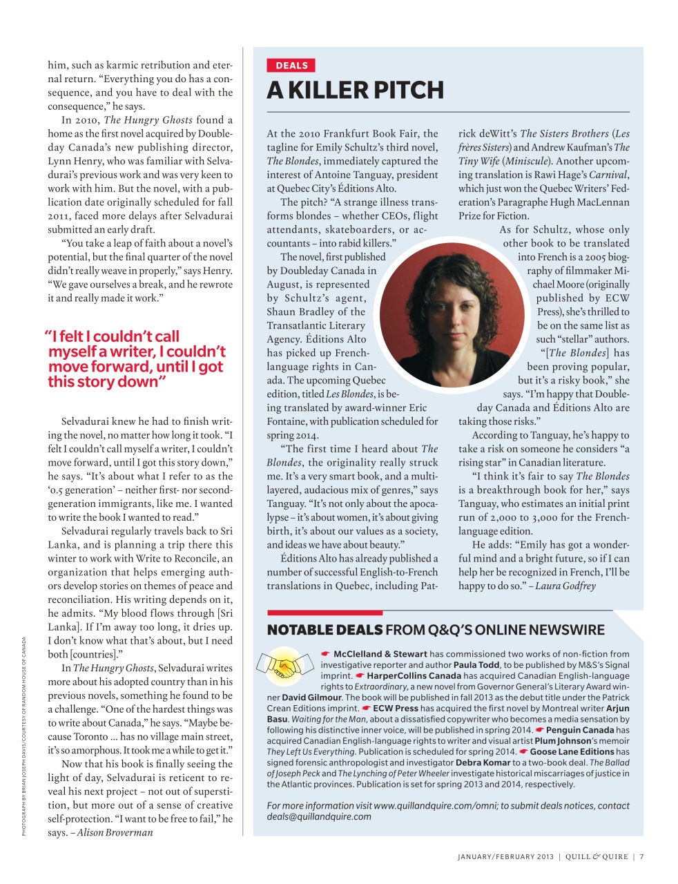 Quill & Quire Preview Pages