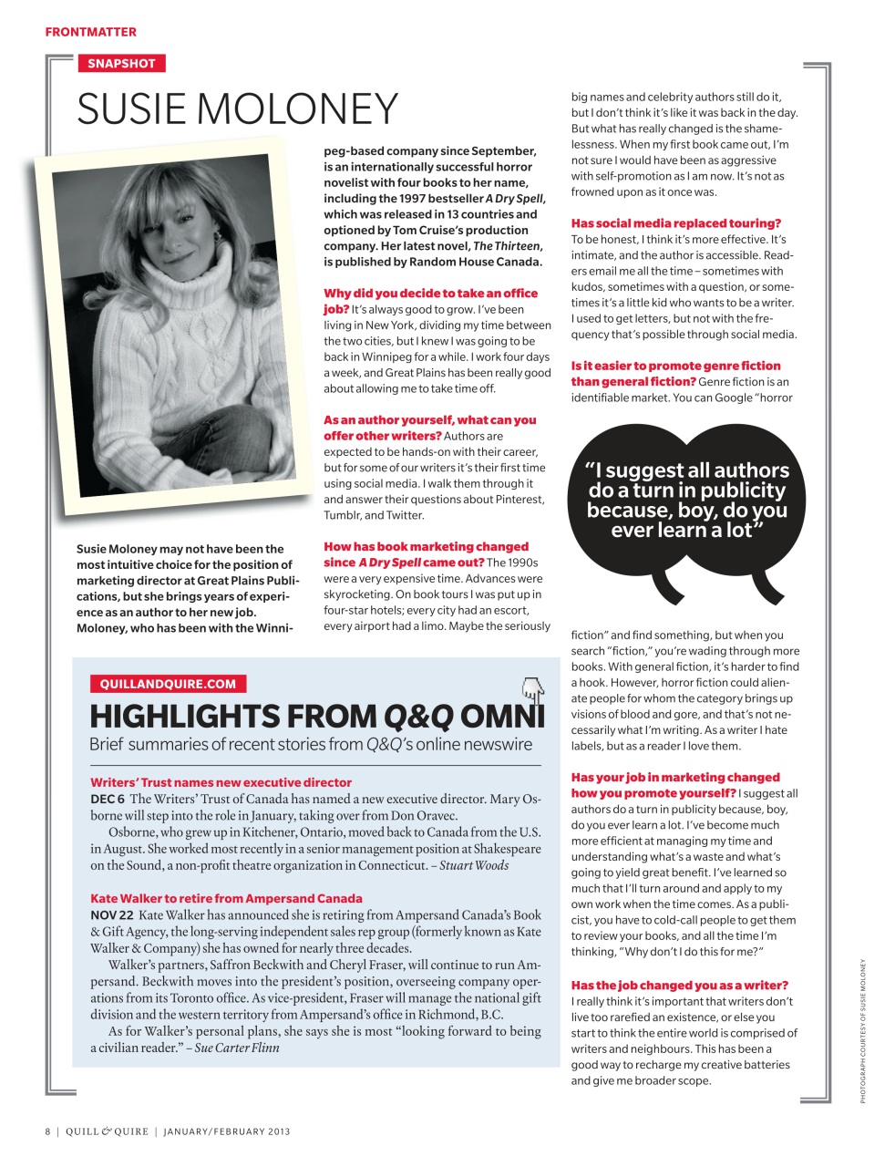 Quill & Quire Preview Pages