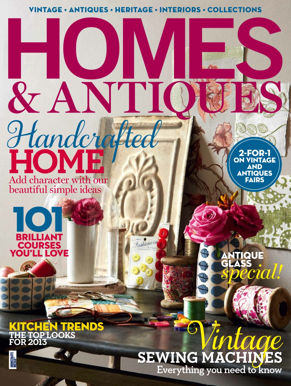 Homes & Antiques Magazine Preview Pages
