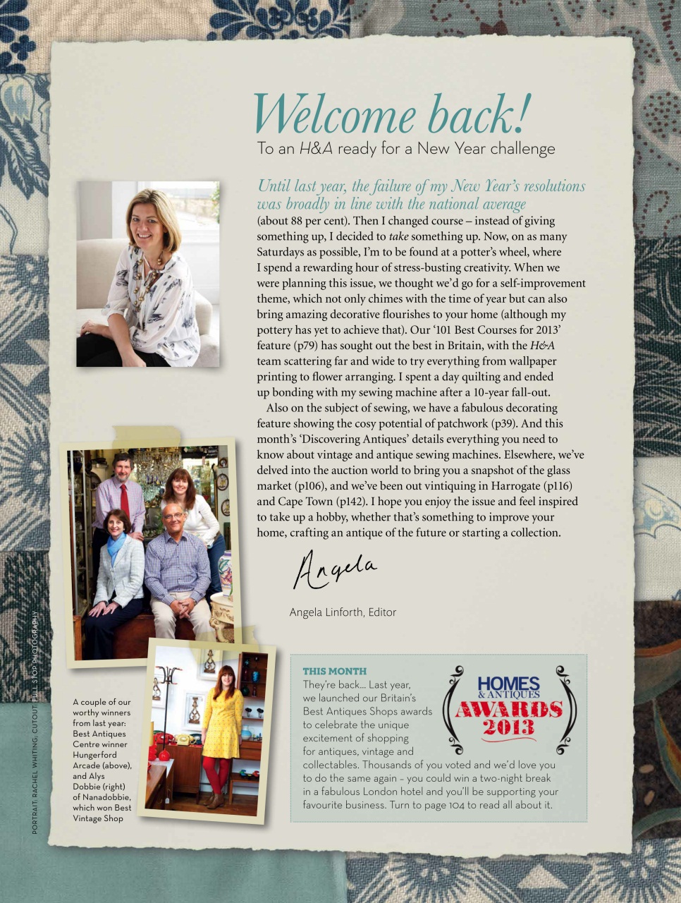 Homes & Antiques Magazine Preview Pages