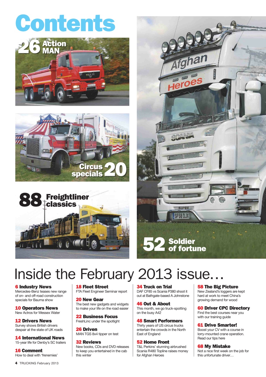 Trucking Magazine Preview Pages
