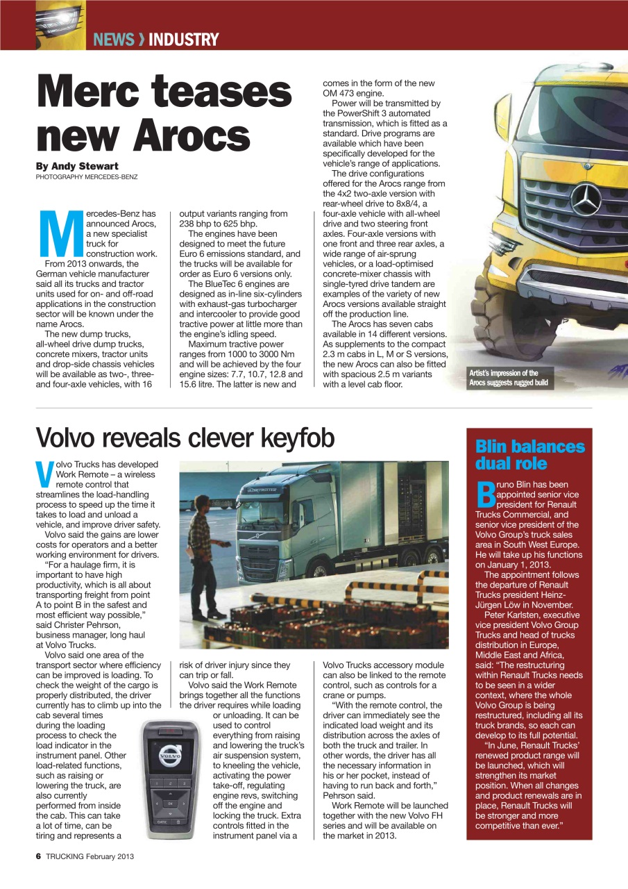Trucking Magazine Preview Pages
