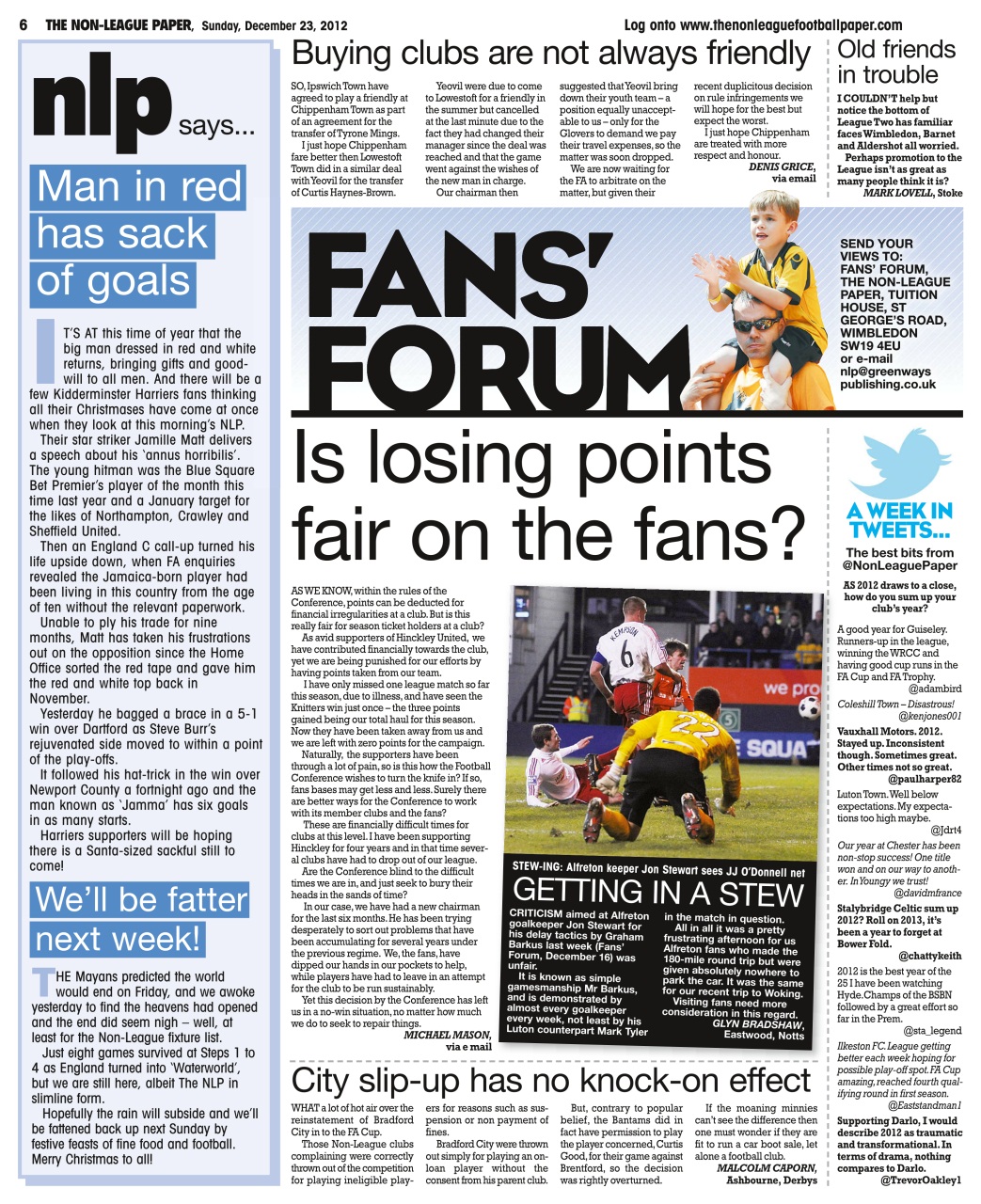 The Non-League Football Paper Preview Pages