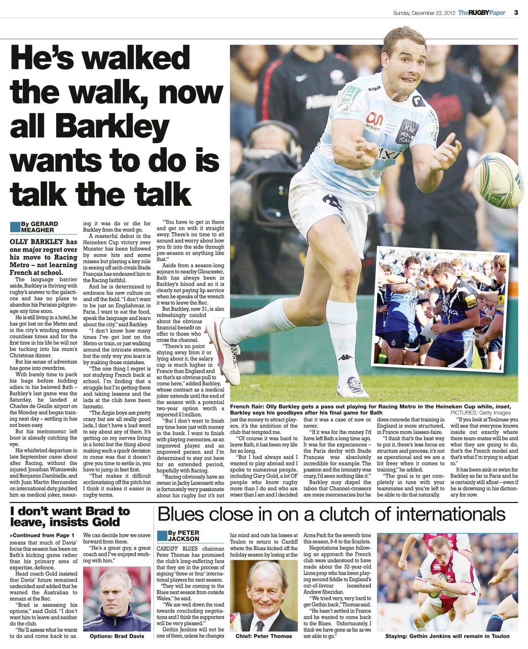 The Rugby Paper Preview Pages