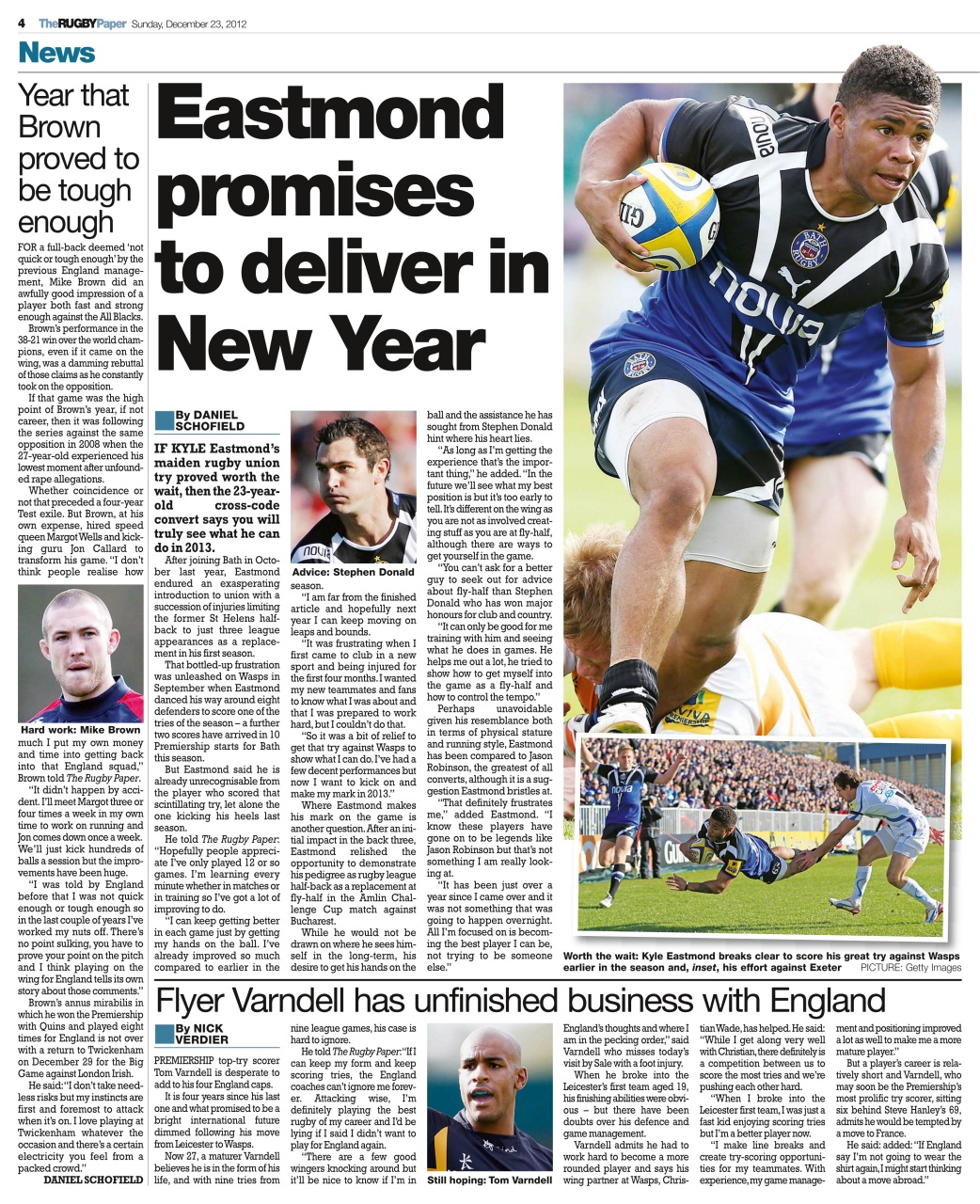 The Rugby Paper Preview Pages