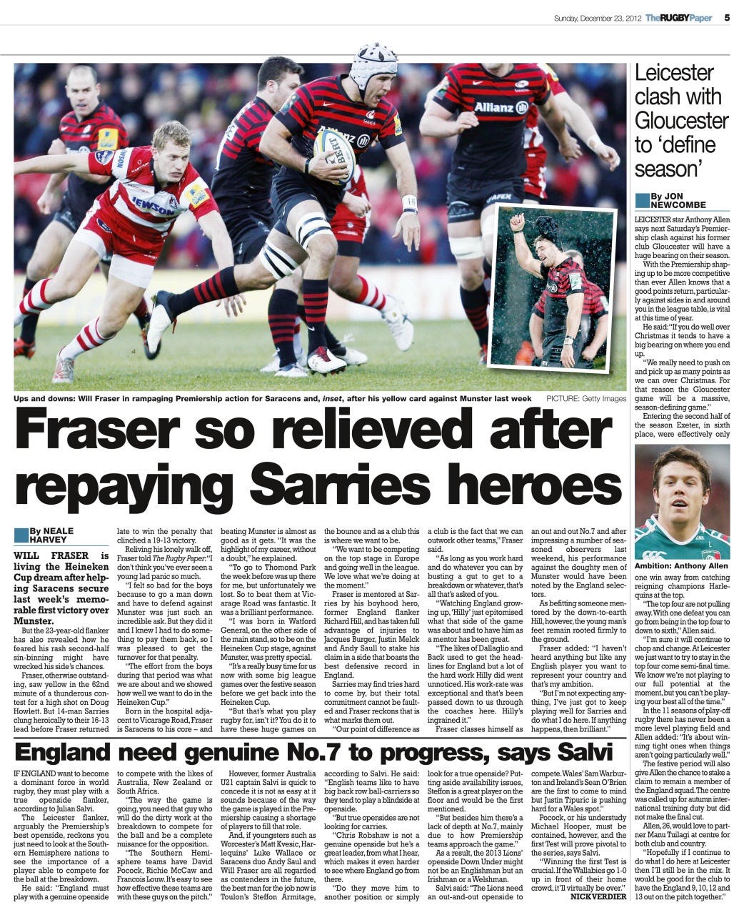 The Rugby Paper Preview Pages