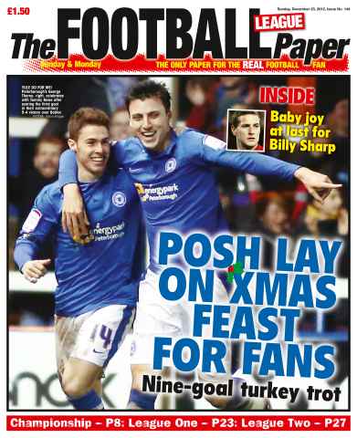 The Football League Paper issue 23rd December 2012