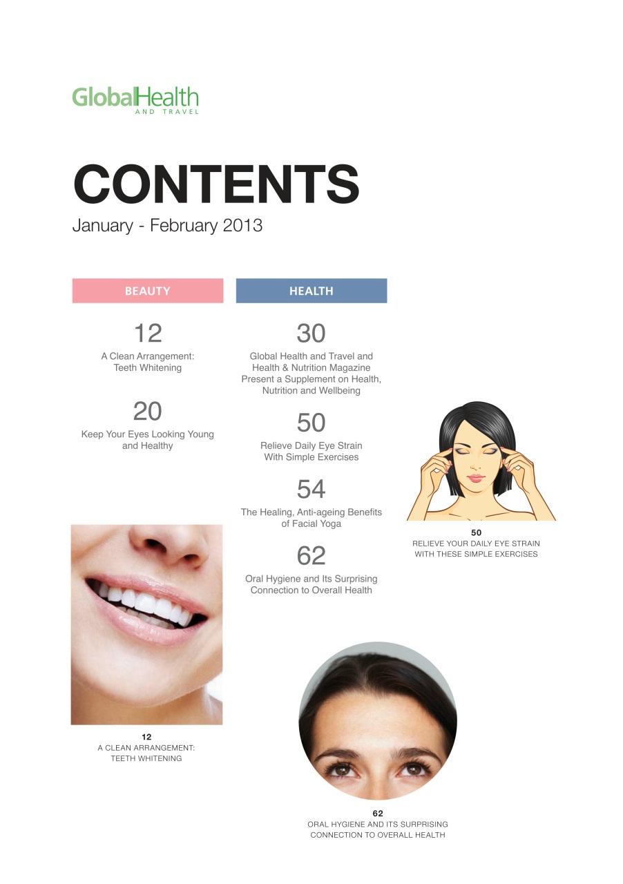 Global Health and Travel Preview Pages