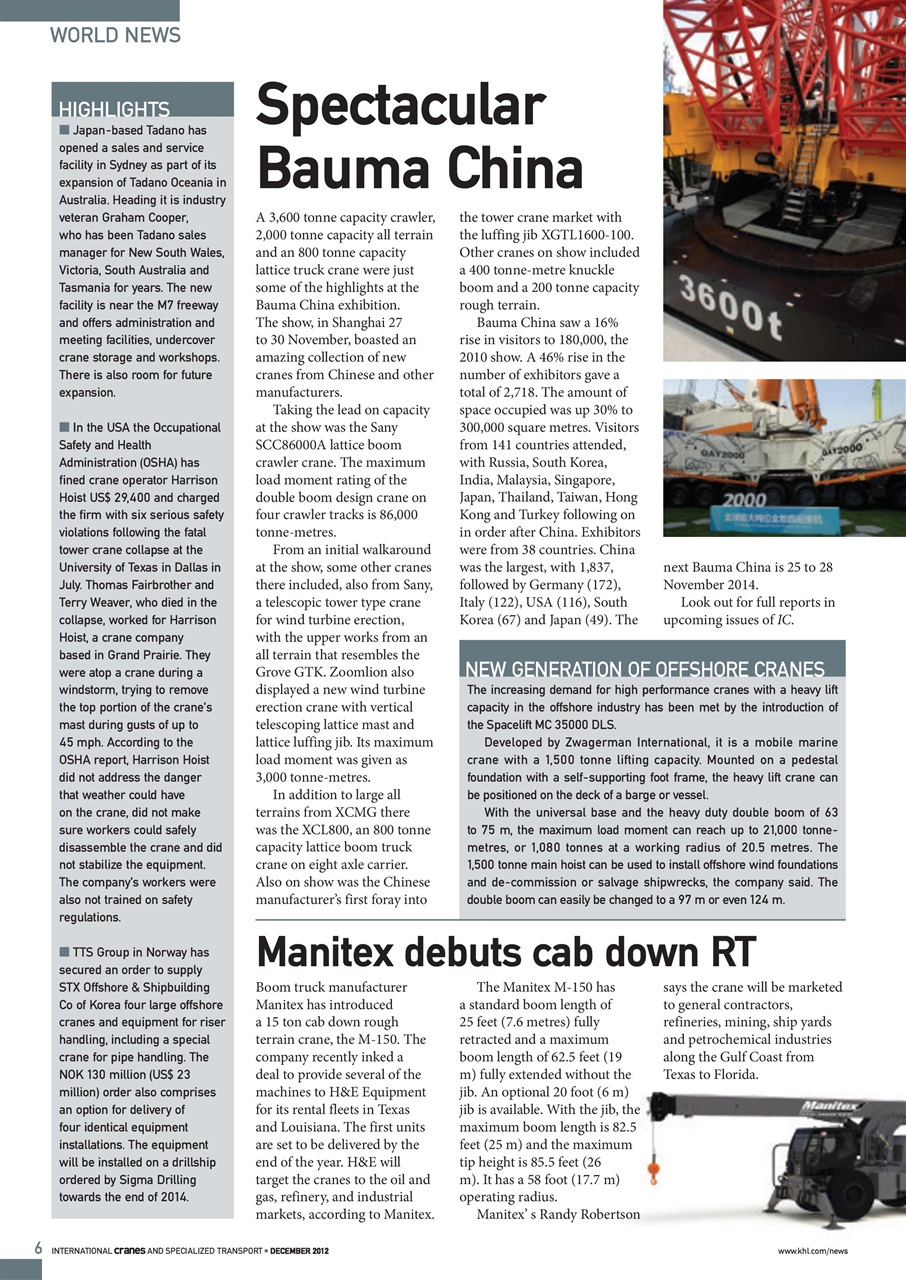 Int. Cranes and Specialized Transp Preview Pages