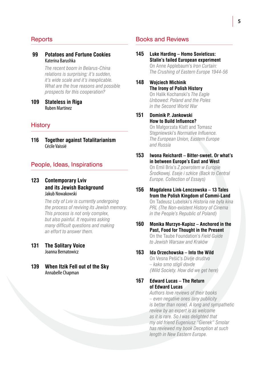 New Eastern Europe Preview Pages