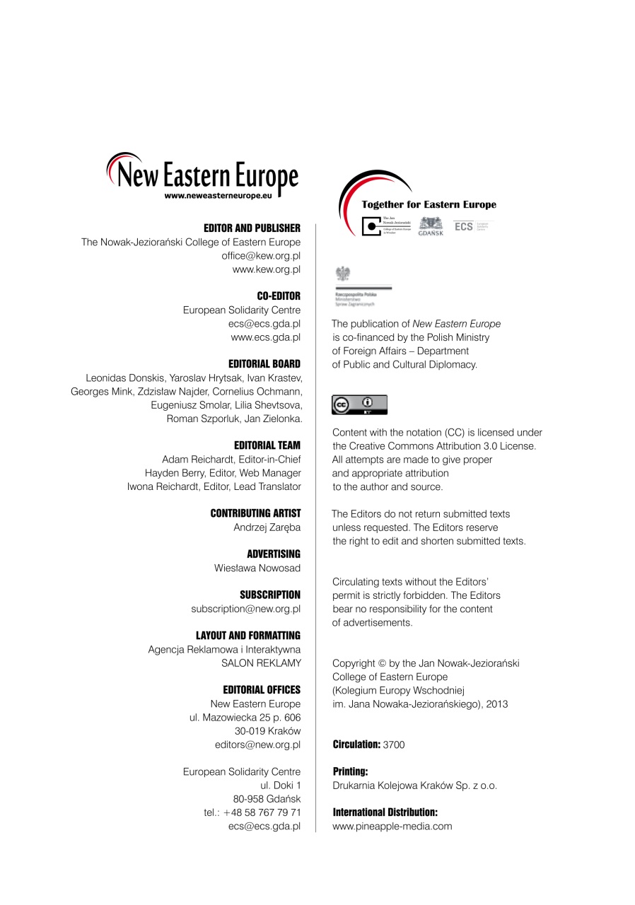 New Eastern Europe Preview Pages