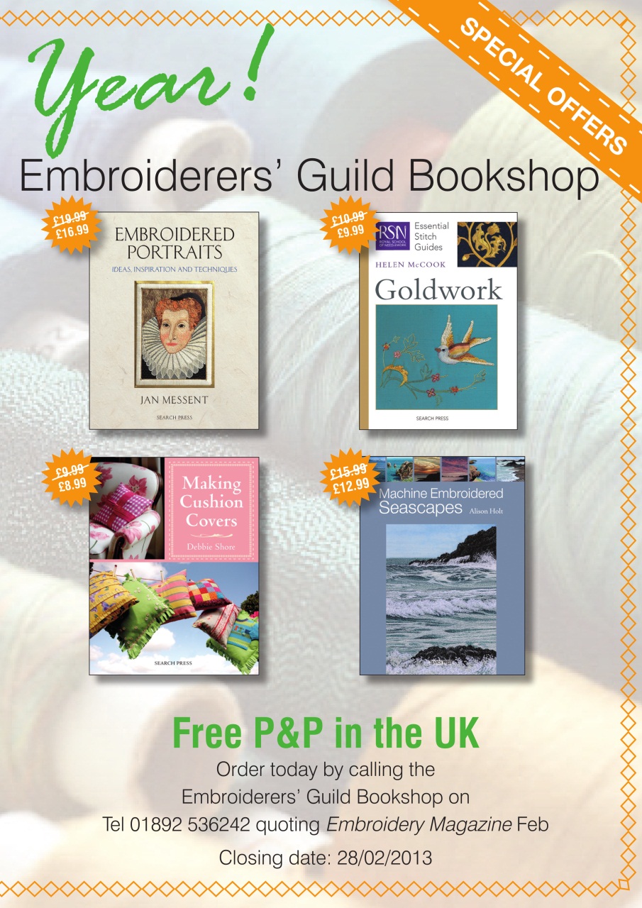 Embroidery Magazine Preview Pages