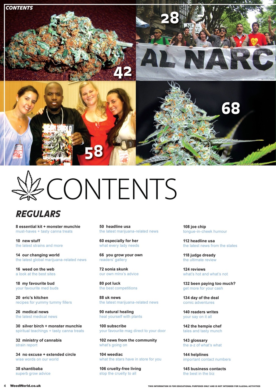 Weed World Preview Pages