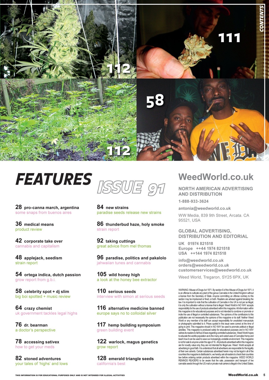 Weed World Preview Pages
