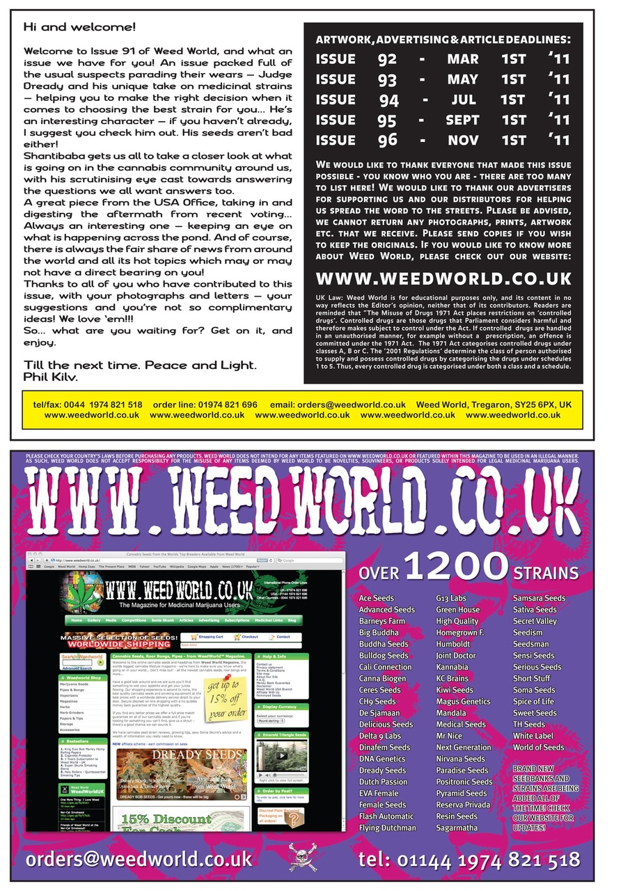 Weed World Preview Pages