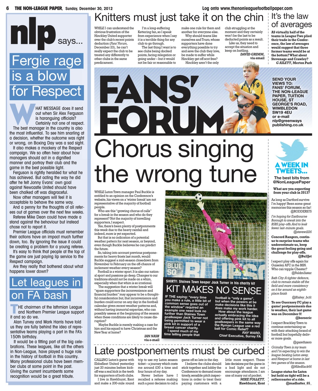 The Non-League Football Paper Preview Pages