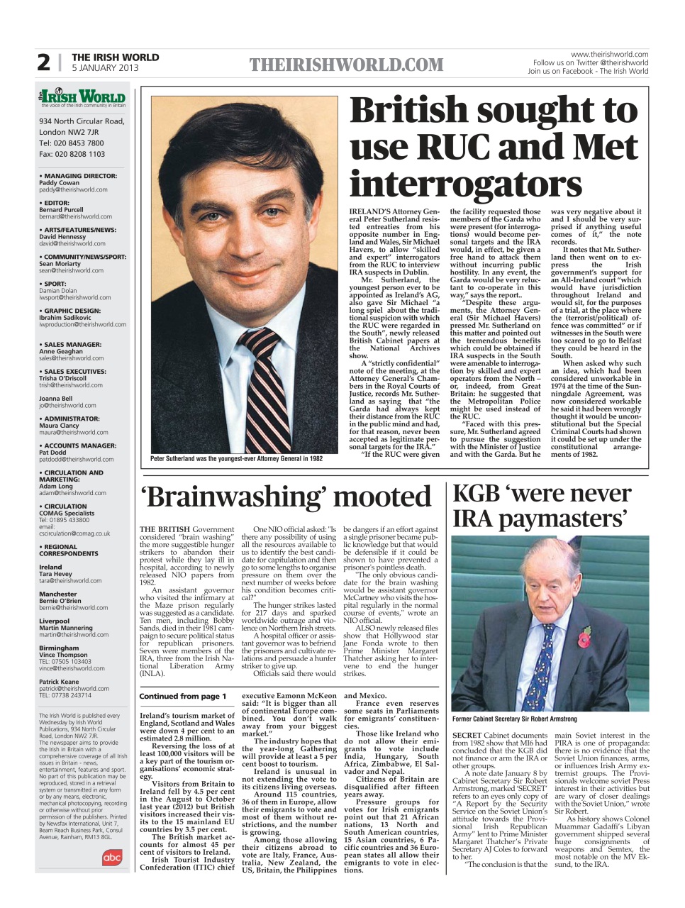 Irish World Preview Pages