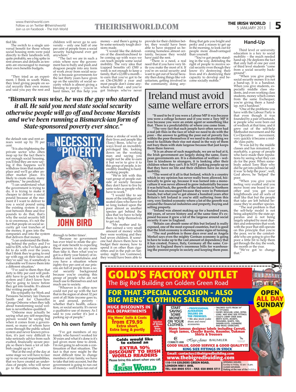 Irish World Preview Pages